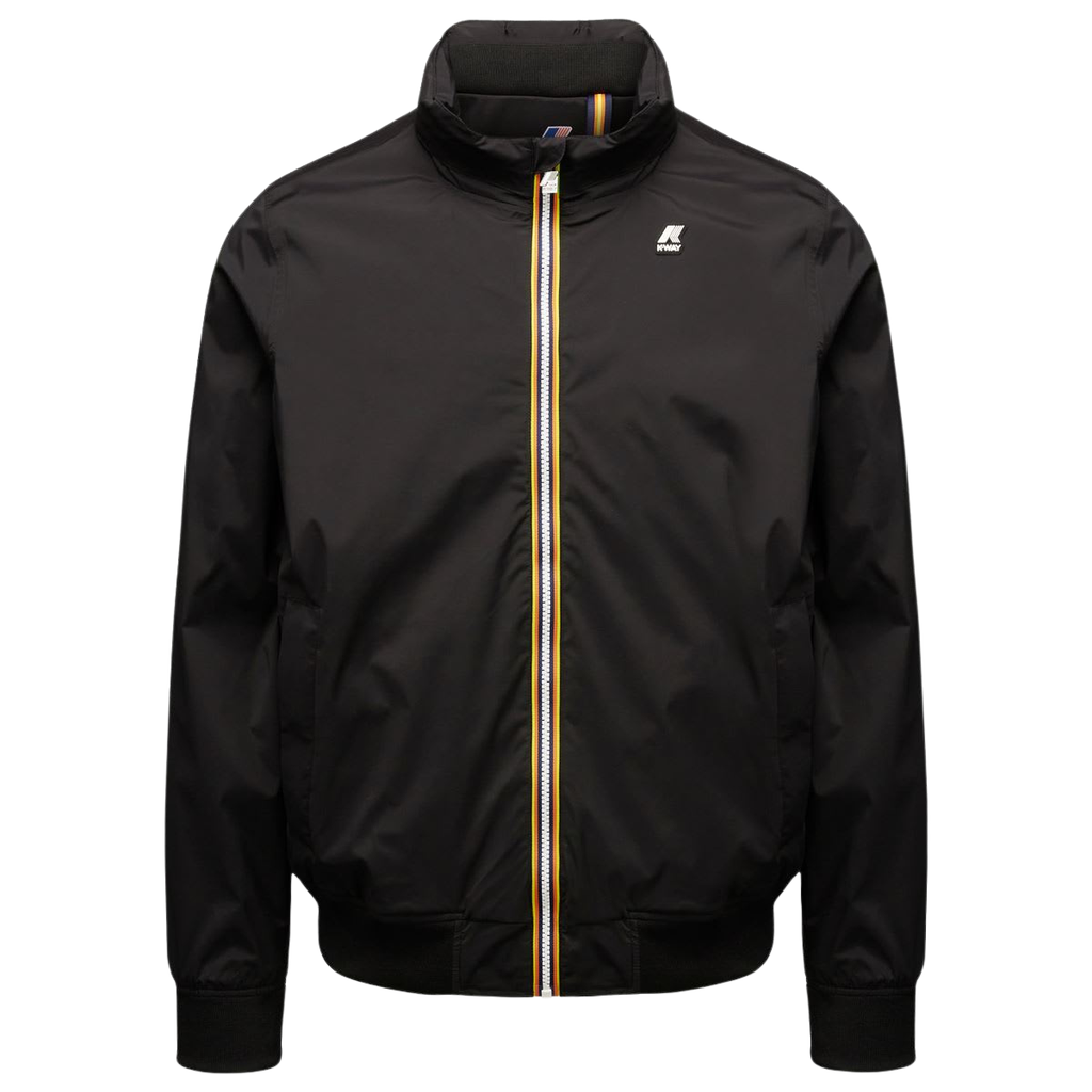 K-WAY - AMAURY STRETCH NYLON JERSEY BLACK