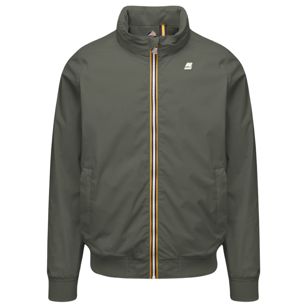 K-WAY - AMAURY STRETCH NYLON JERSEY GREEN