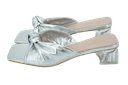 MI/MAI - SILBERNE „BOBOLI“-MULES