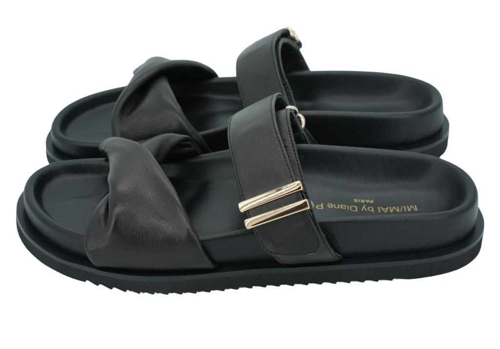 MI/MAI - SCHWARZE „PADDINGTON“-SANDALEN (36)