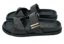MI/MAI - BLACK "PADDINGTON" SANDALS