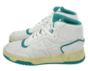 ASH - WHITE AND GREEN "BONO" MID SNEAKERS
