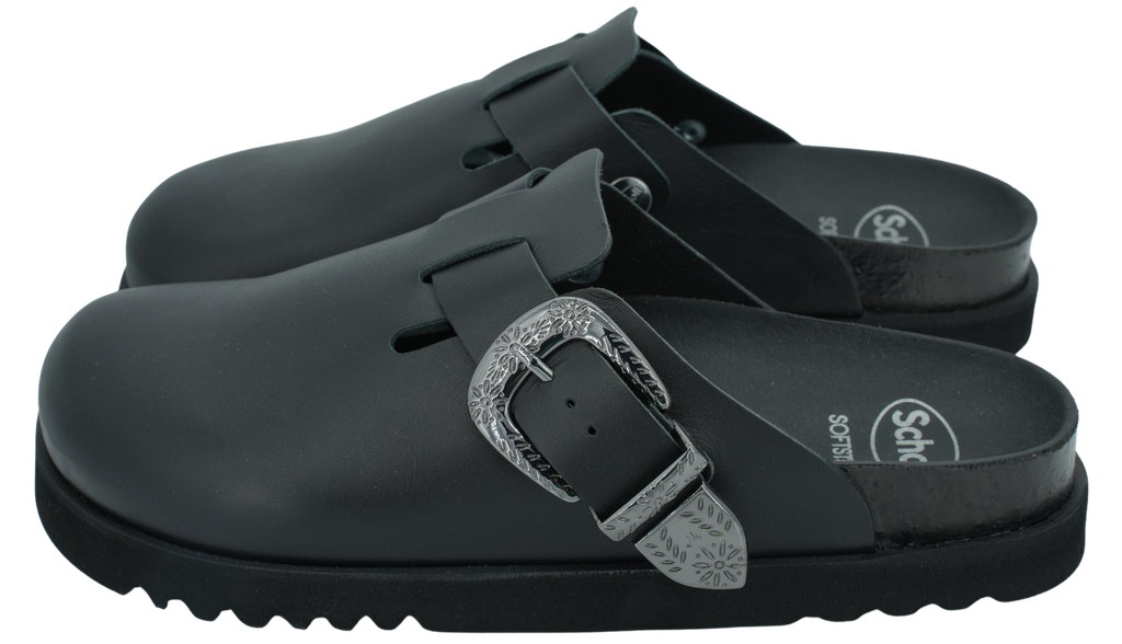 SCHOLL - BLACK CLOGS