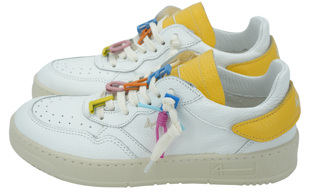 FOURLINE - SNEAKER BASSA BARBY GIALLA