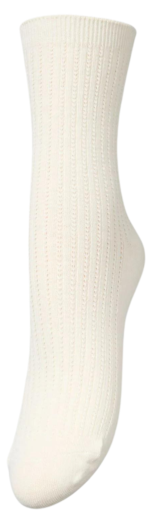 BECKSÖNDERGAARD - CHAUSSETTES "HELGA CROCHET" BEIGES