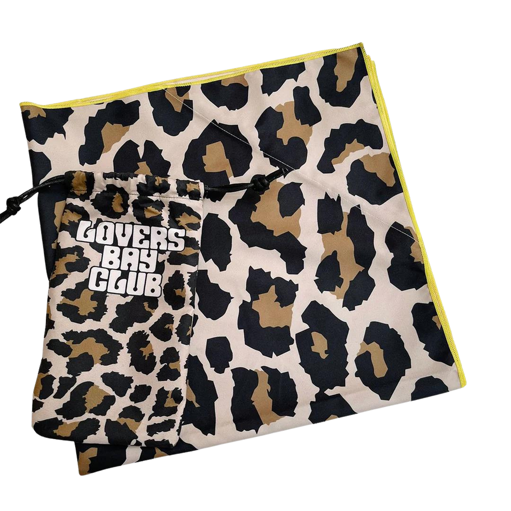 LOVERS BAY CLUB - BEACH TOWEL LÉOPARD