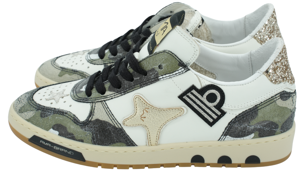 AMA BRAND - "MAJOR" MILITAIRE SNEAKERS