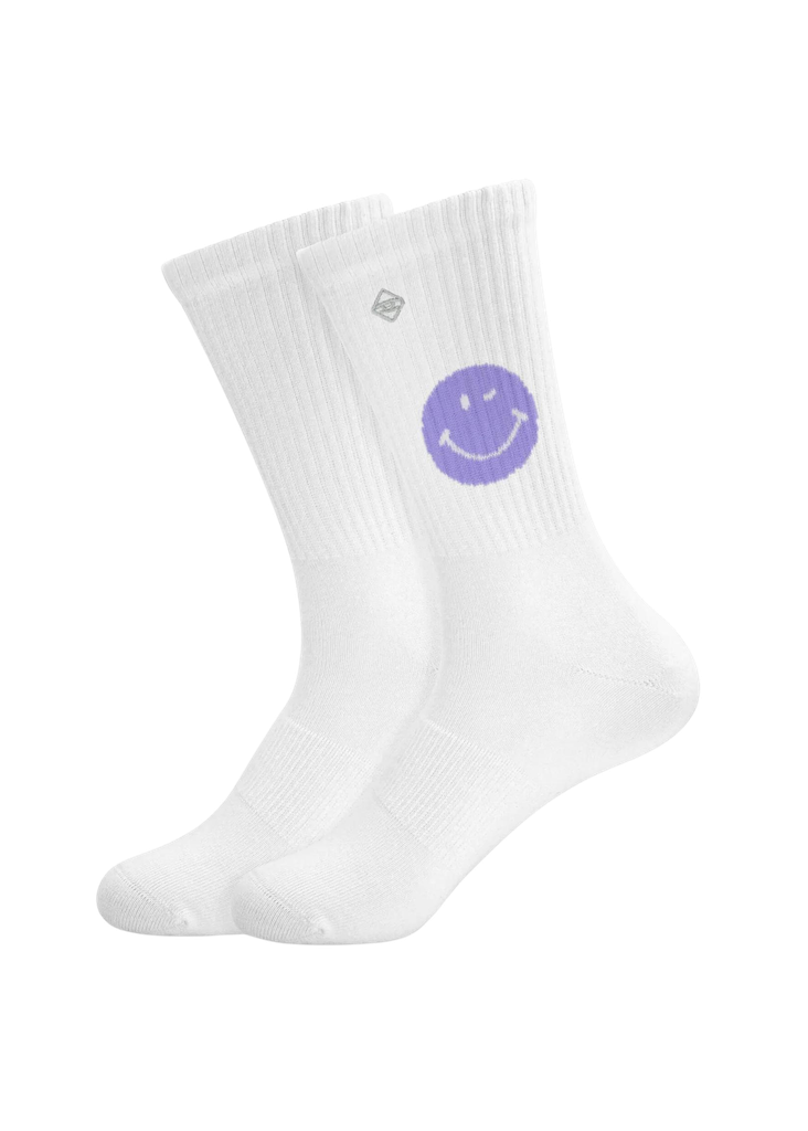 JCLAY - PURPLE SMILE SOCKS