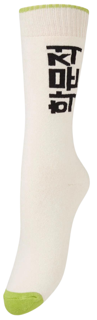 BECKSÖNDERGAARD - CHAUSSETTES "ACADEMIA" BEIGES ÉPAISSES