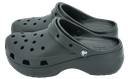 CROCS - BLACK CLASSIC PLATFORM CLOGS