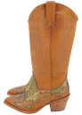 CURIOSITE - WESTERN COGNAC BOOTS
