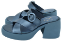 KMB - SANDALES MIROIR BLEUE