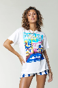 COLOURFUL REBEL - T-SHIRT PAYSAGE BLANC