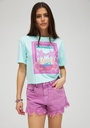HARPER AND YVE - PARADISE BLUE CROP-TOP