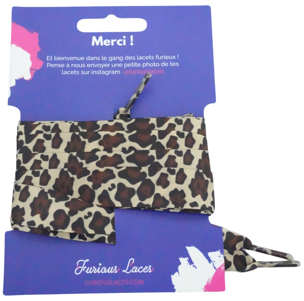 FURIOUSLACES - LEOPARD LACES (Brun)