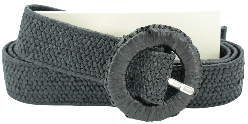 BECKSÖNDERGAARD - BLACK “ZIA SLIM” BELT (XS/S)