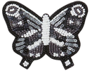 BECKSÖNDERGAARD - BLACK BUTTERFLY BEADED CLIP