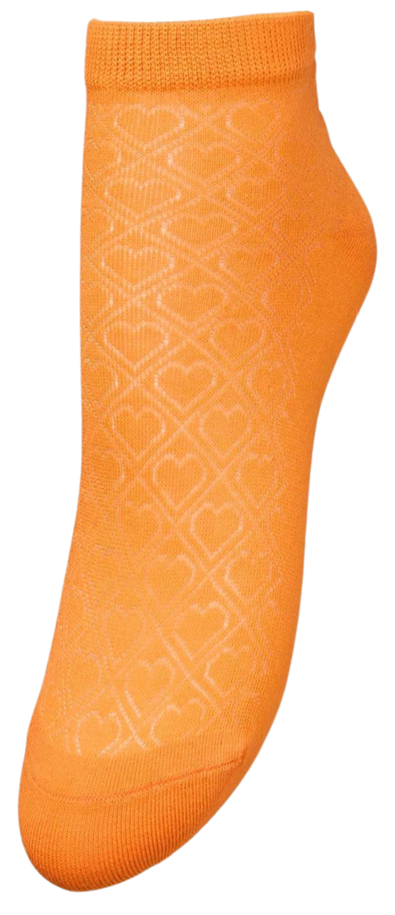 BECKSÖNDERGAARD - KURZE ORANGE SOCKE