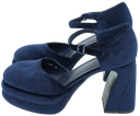 JEANNOT - ESCARPINS PLATEAU BUBBLE BLEUS