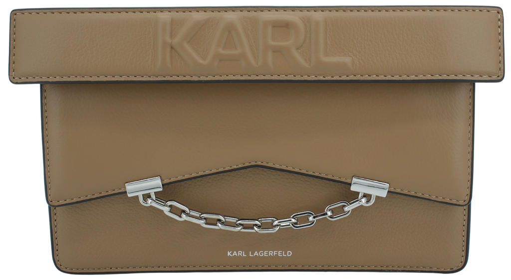 KARL LAGERFELD - SAC "K/SEVEN GRAINY CB" BRUN