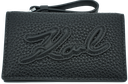 KARL LAGERFELD - PORTE CARTE "K/SKUARE" GRAINE NOIR