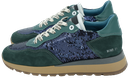 KIRRUNA - NAVY BLUE AND GREEN “WIND 21” SNEAKERS