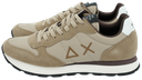 SUN68 - BASKETS "TOM SOLID" BEIGE FONCÉES