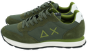 SUN68 - “TOM SOLID” DARK KHAKI SNEAKER