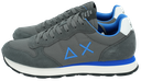 SUN68 - “TOM SOLID” DONKERGRIJZE SNEAKER