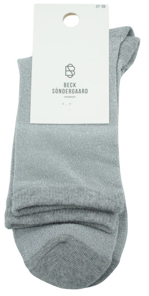 BECKSÖNDERGAARD -  CHAUSSETTES "DINA" ARGENTÉES (37-39)