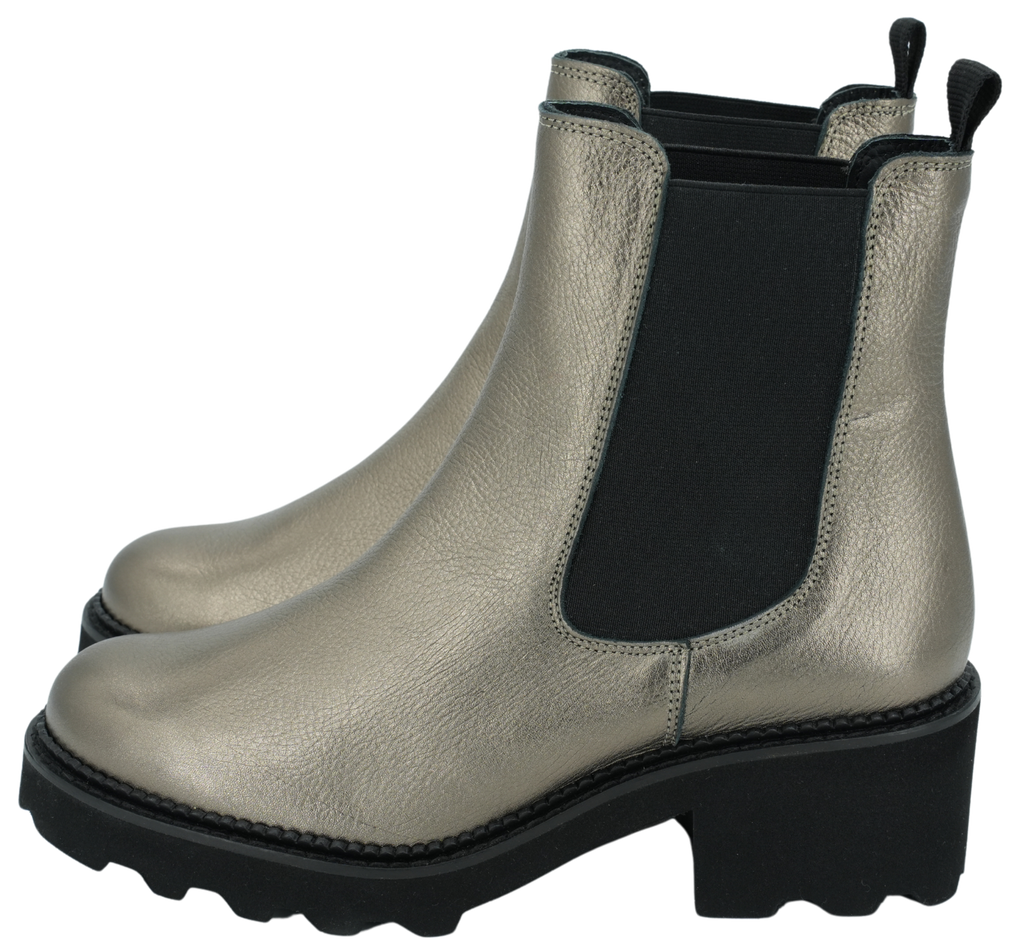 CTWLK - BOOTS CHELSEA MÉTALLIQUE BRONZE