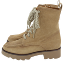 CTWLK - BEIGE LACE-UP ANKLE BOOTS