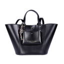 CRAIE STUDIO - SAC SEAU EN CUIR NOIR