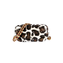 CRAIE STUDIO - POCHETTE "NUAGE" EN CUIR - LAINE LÉOPARD