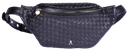 CRAIE STUDIO - SAC CEINTURE EN CUIR TRESSÉ NOIR