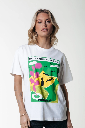 COLOURFUL REBEL - T-SHIRT "MOTEL SCENERY" - BLANC CASSÉ