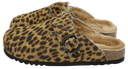SCHOLL - LEOPARDEN-CLOGS MIT FELLBESATZ