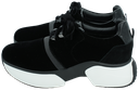 JEANNOT - ZWARTE FLUWELEN SNEAKERS