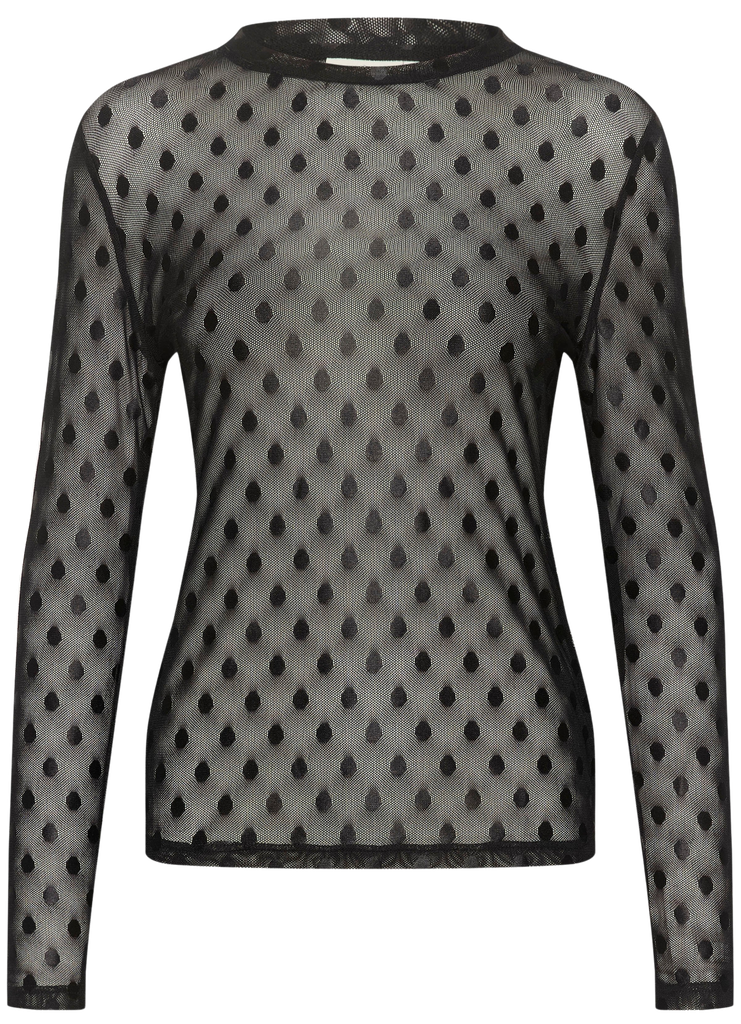 KAFFE - T-SHIRT "KAMINA" NOIR