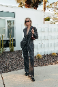 COLOURFUL REBEL - PANTALON "RUS" STRAIGHT - ANTHRACITE