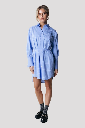 COLOURFULREBEL - "BRIENNA" STRIPED SHIRT DRESS - BLUE