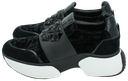 JEANNOT - ZWARTE SNEAKERS MET KRALEN