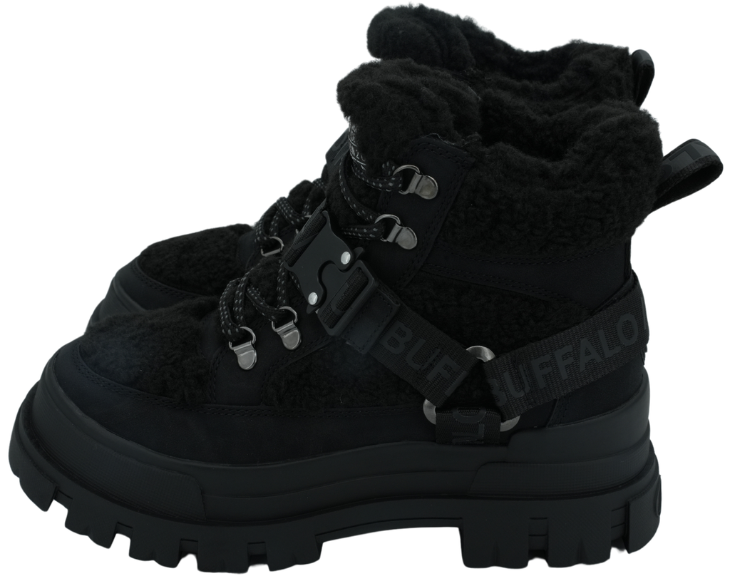 BUFFALO - BLACK "ASPHA" BOOTS