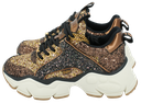 BUFFALO - GOLD "BINARY" SNEAKERS