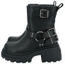 BUFFALO - BLACK BIKER BOOTS