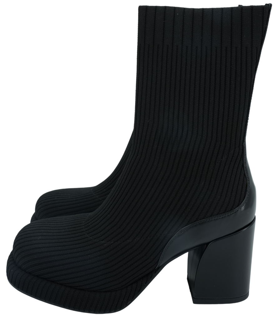 NOA HARMON - „LIL ENNIS“ SCHWARZE SOCKEN-STIEFEL