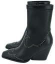 NOA HARMON - BOTTINES WESTERN NOIRES "DENVER"