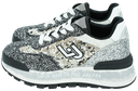 LUI JO - BASKETS "AMAZING 26" NOIRES GLITTER