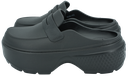 CROCS - BLACK "STOM LOAFER" MOCCASINS