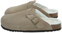 SCHOLL - DONKER BEIGE “OLIVIER” KLOMPEN